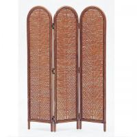 高級ラタン3連スクリ-ン　アレカ　ラタン・籐家具