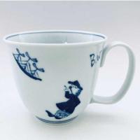 異人づくしLAKマグ　青花　有田焼