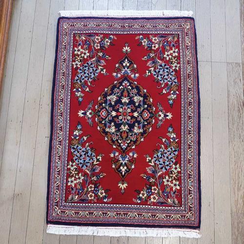 ペルシャ絨毯　クム産　約103×70cm　M271714　手織り絨毯