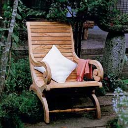 座り心地重視のカンフォタブルチェア　ガーデンチェア　ガーデン家具　【送料無料】