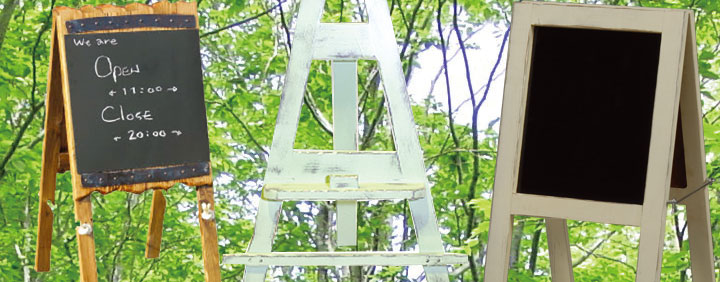 メッセージボード・サインプレート・イーゼル