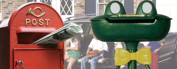 鋳物郵便ポスト