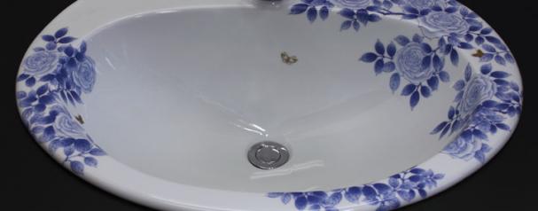 有田焼洗面ボウル