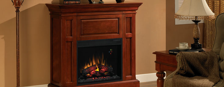 電気暖炉23インチ-ハーベスト