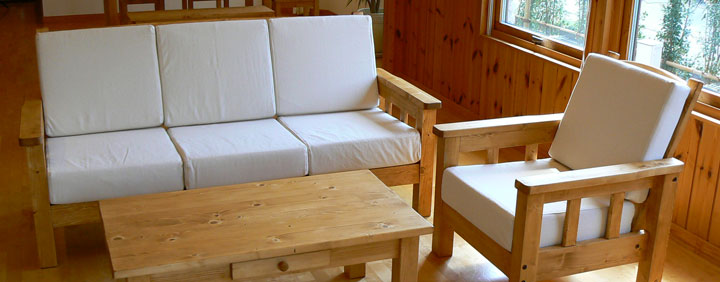 ベンチソファー