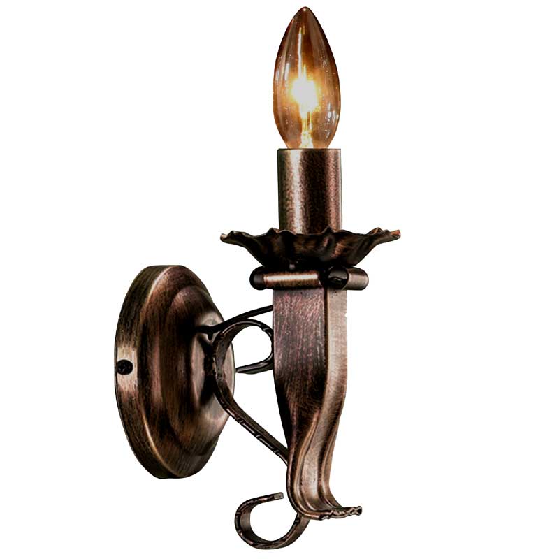 アイアンワークが素敵な1灯ブラケット照明　イタリア製