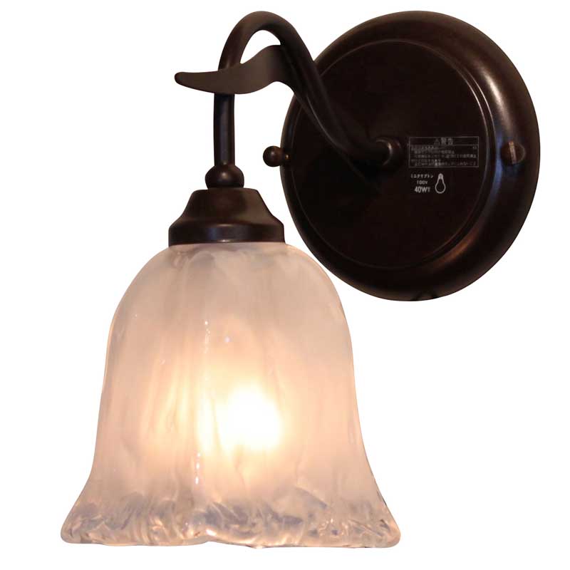 ベネチアンガラス1灯ブラケット照明　イタリア製