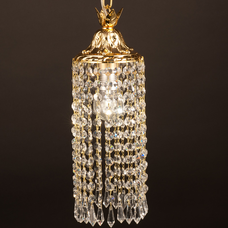 トルコ製の豪華ビーズ1灯ペンダントG型