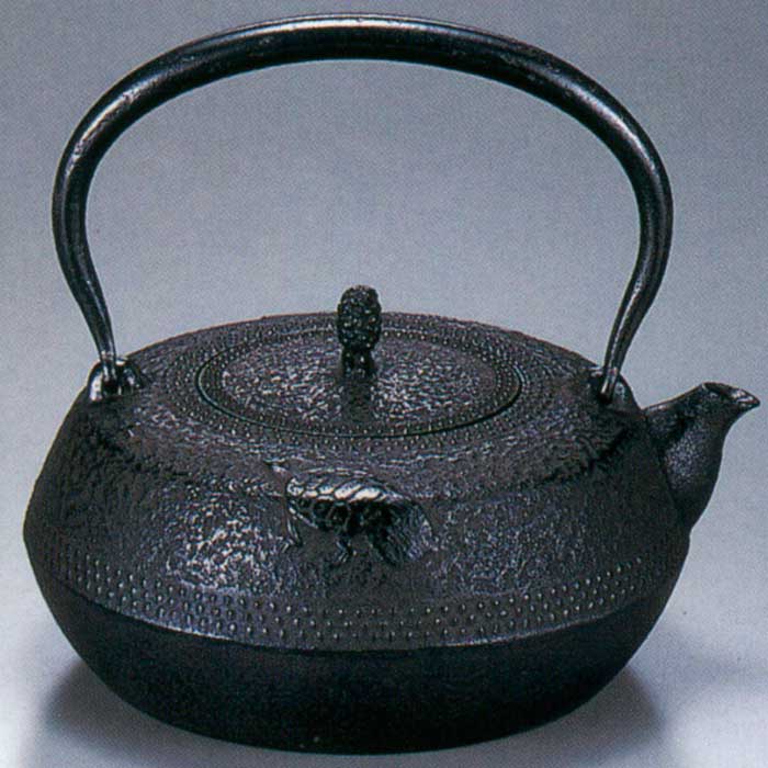 南部鉄瓶　ツルカメ　OS-2-6