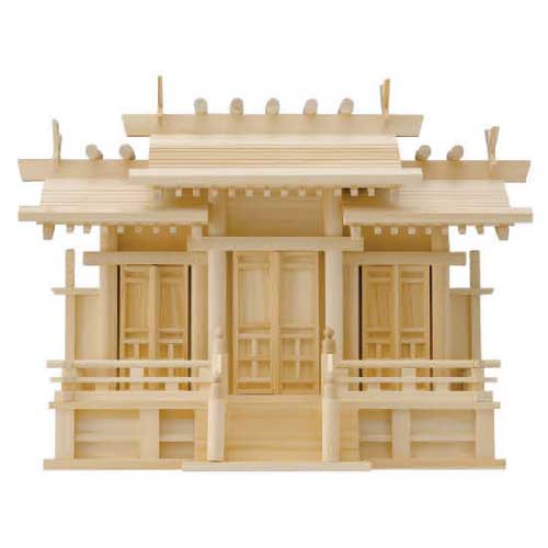 神棚　屋根違い　三社　唐戸　中