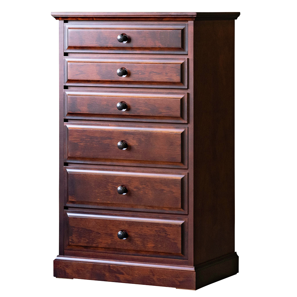 カバ材使用の60cm幅チェスト　北海シリーズ