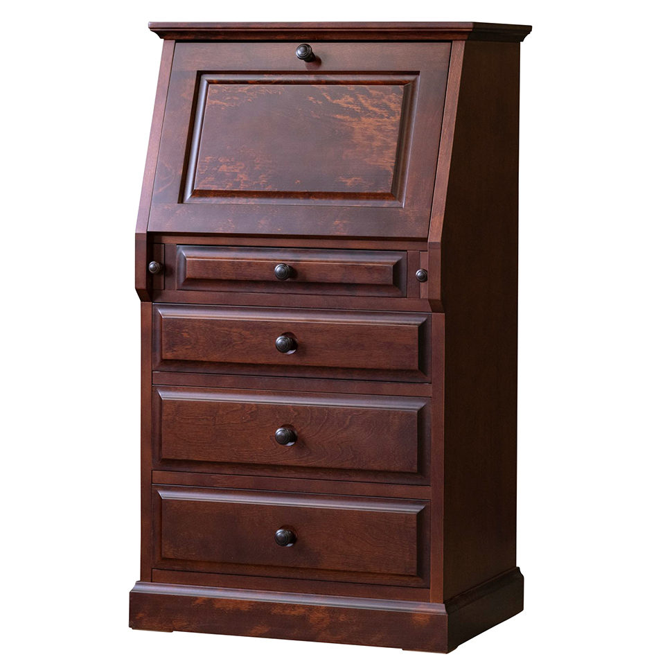 カバ材使用の素敵な60cm幅ライティングデスク　北海シリーズ