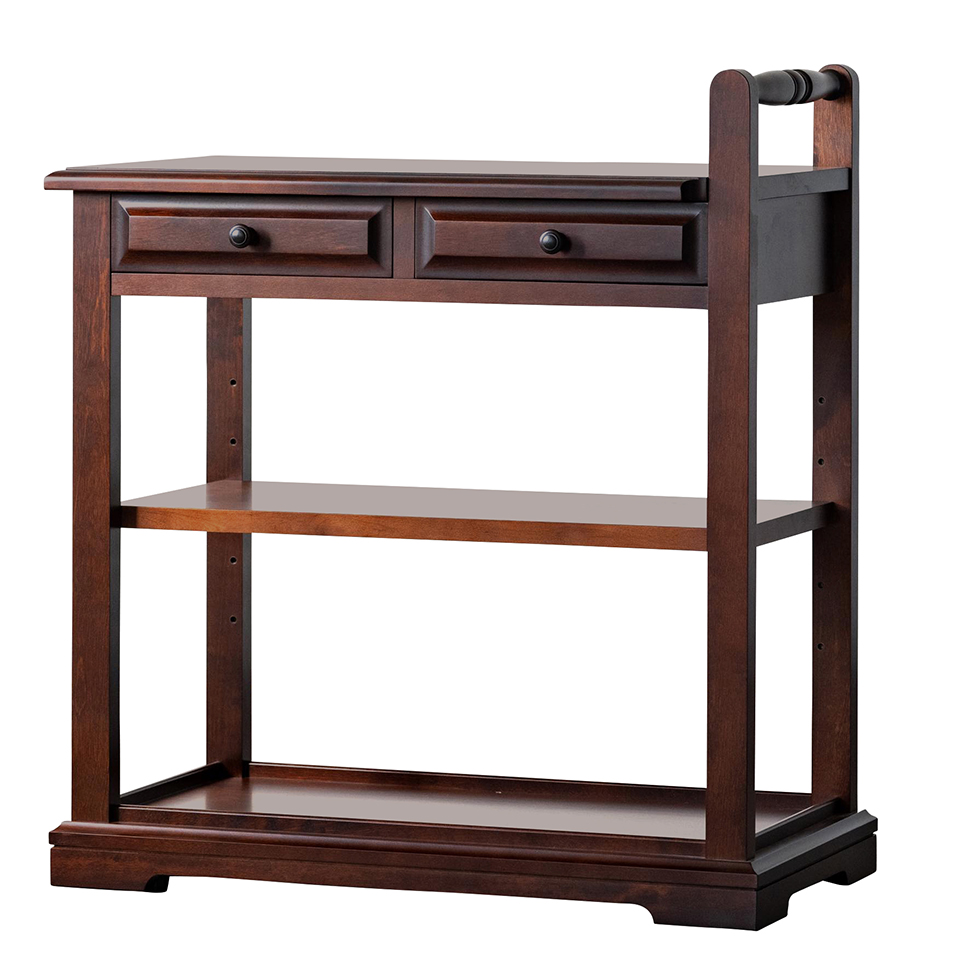 カバ材使用の70cm幅ワゴン　北海シリーズ