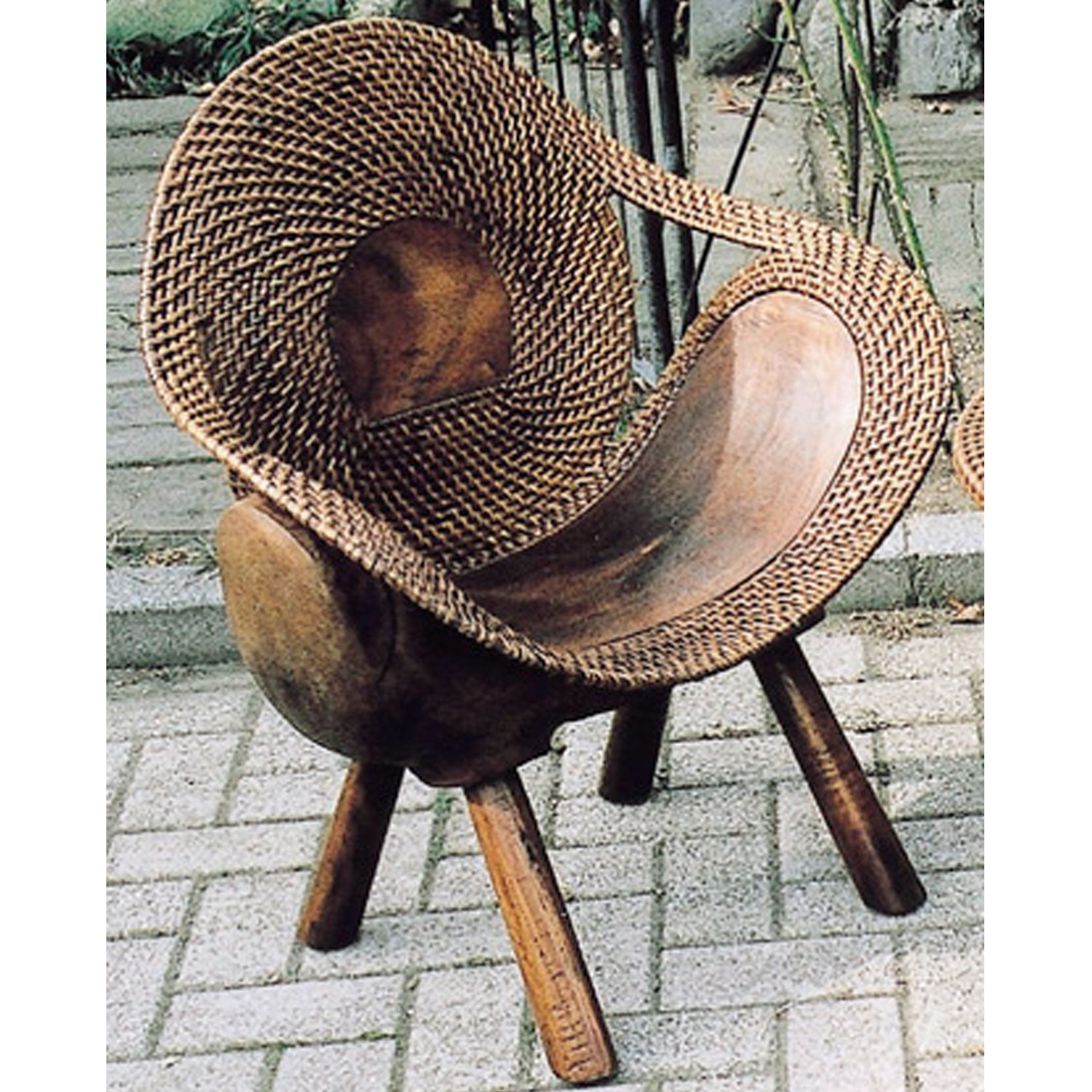 ラタンウッドチェア　JB-70048