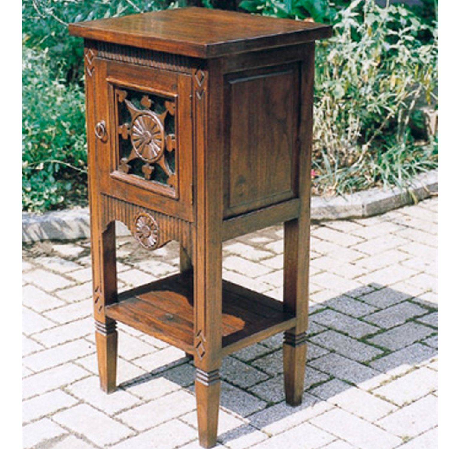 ガラス家紋電話台　JB-71100