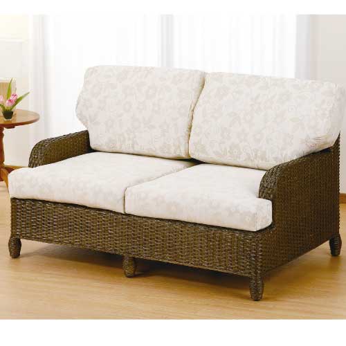 ソファー(二人掛け)　IMEDS-Y142B　ラタン・籐家具