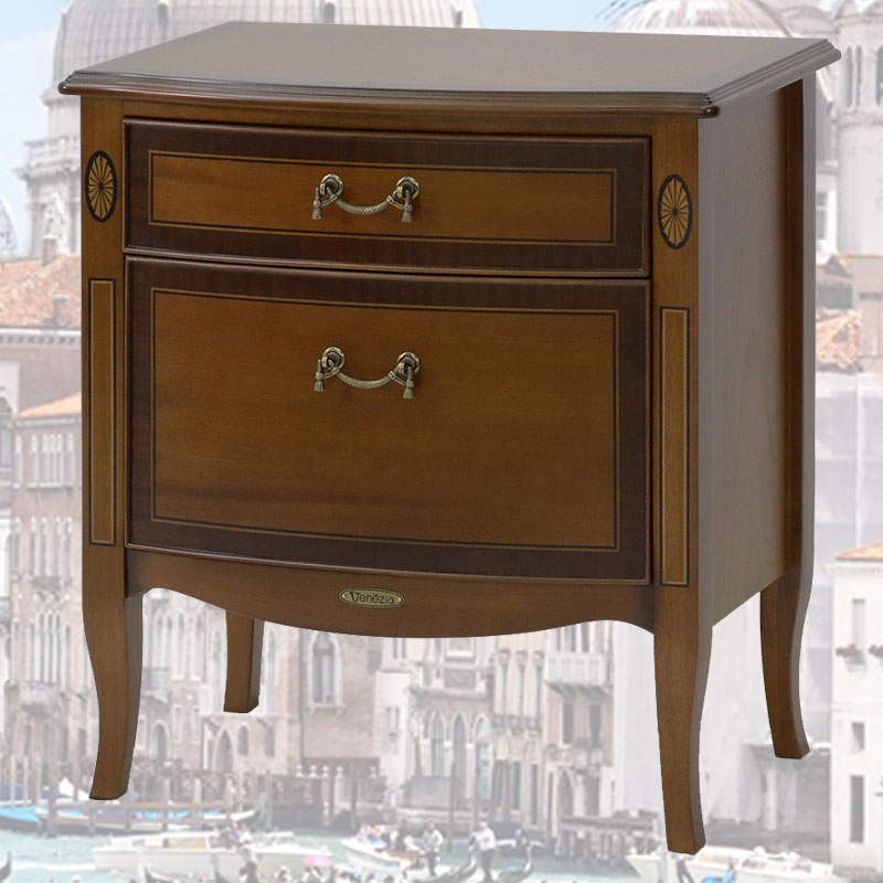 55cm幅猫脚ナイトテーブル　TOK-VE-NT　ベネチア　逆輸入家具 【送料無料】