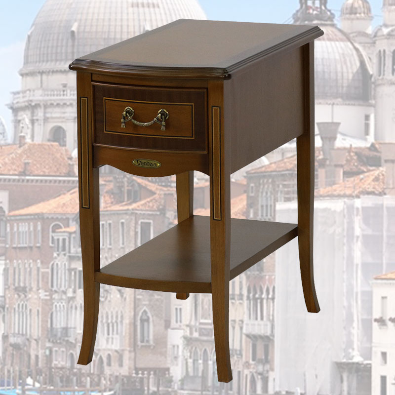 30cm幅猫脚ナイトテーブル　ベネチア　逆輸入家具 【送料無料】