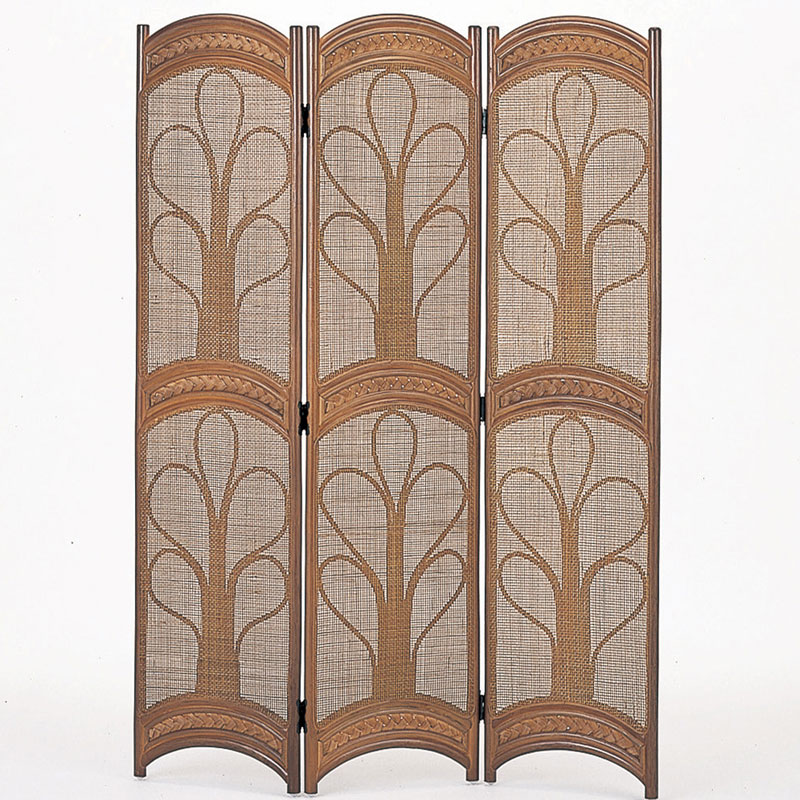 スクリ-ン3連　IMEDS-B563B　ラタン・籐家具