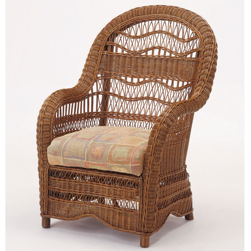 御姫様チックなラタンのアームチェア　　ブルース　ラタン・籐家具