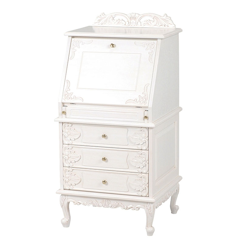 ヴィオレッタシリーズ　ライティングテーブル(アンティークホワイト)