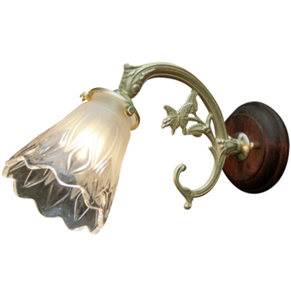 花びら形のシェードを付けたウォールランプ(屋内用)　【送料無料】