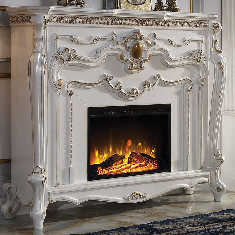 豪華26インチ電気暖炉ピカーディ　アンティークパール/送料無料/ロイドグランデ