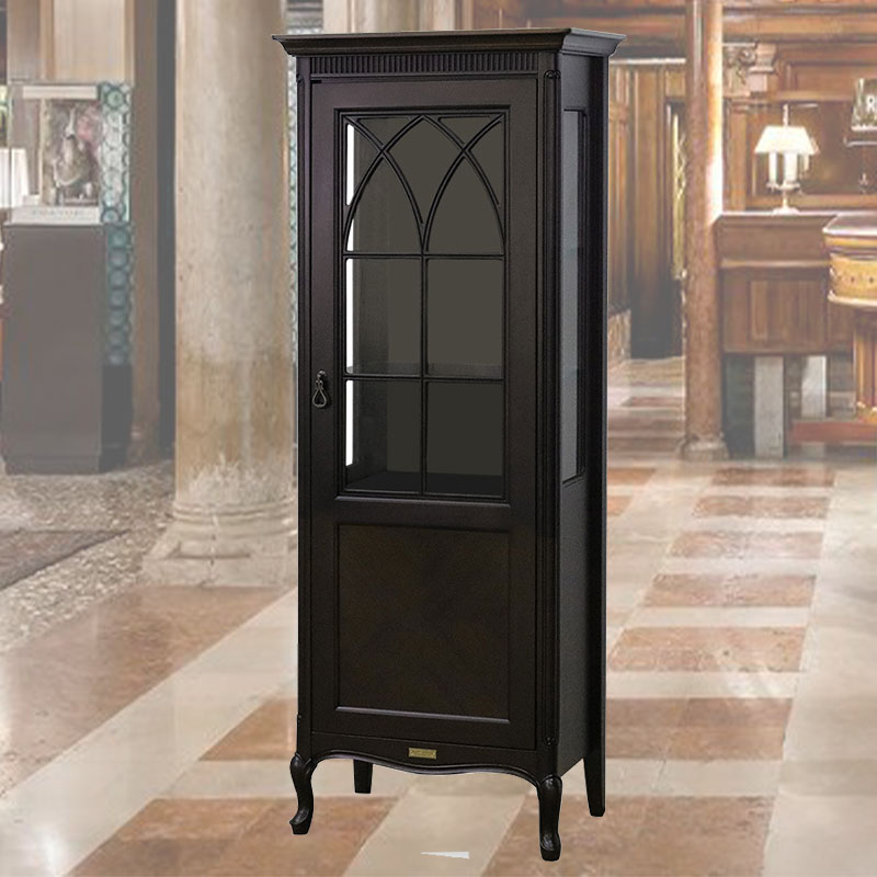 猫脚の55cm幅キュリオ　ケントハウス　逆輸入家具