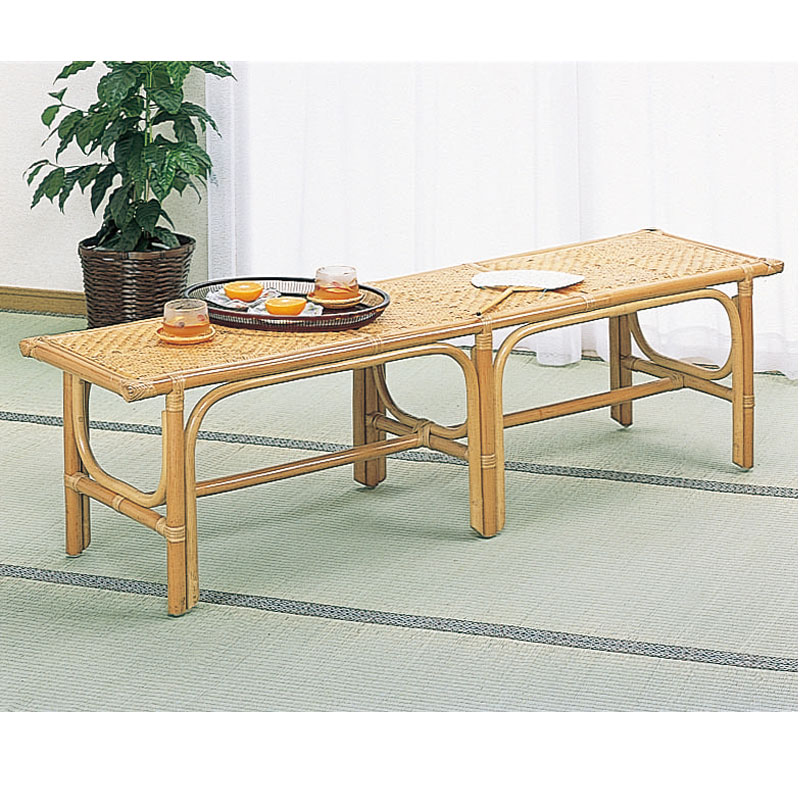 籐製ベンチ　#882　ラタン・籐家具