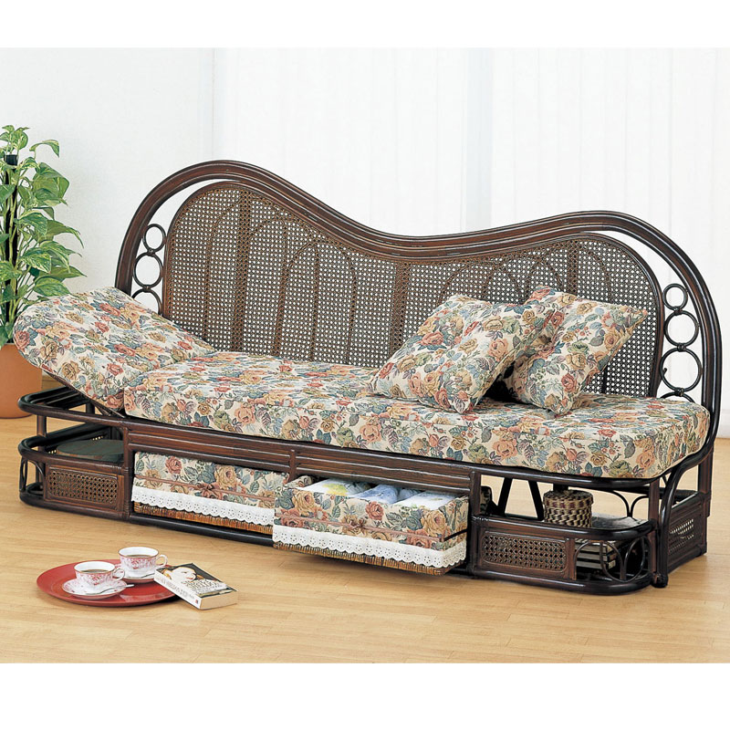 カウチソファー　IMEDS-Y613B・Y614B　ラタン・籐家具