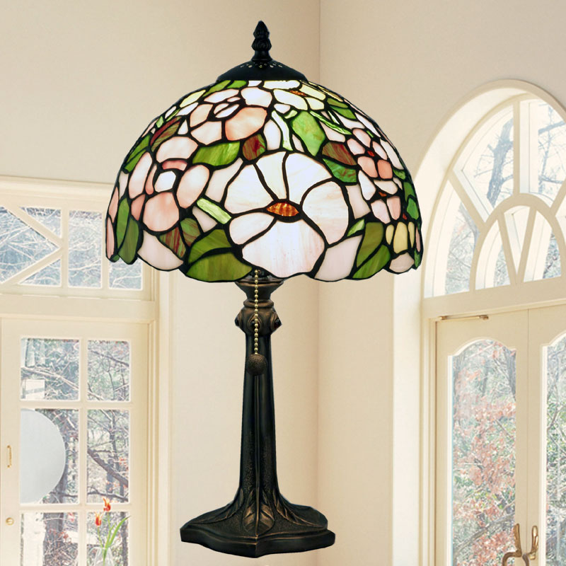 ステンドグラステーブルスタンド　アネモネ　【送料無料】