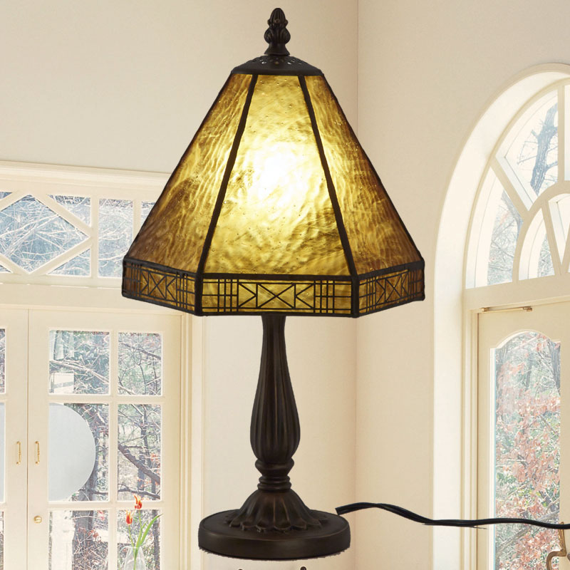 ステンドグラステーブルスタンド　マロン　【送料無料】