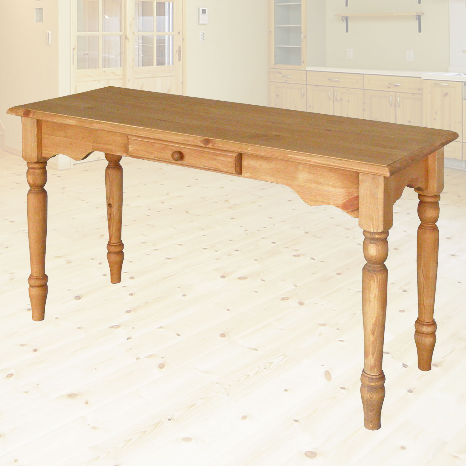 パインテーブル120　 ナチュラルカントリーシリーズ