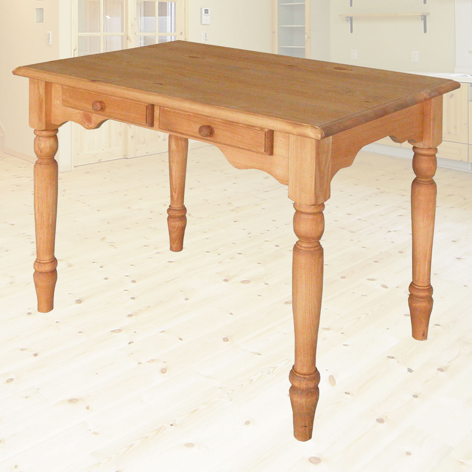 パインテーブル90　 ナチュラルカントリーシリーズ