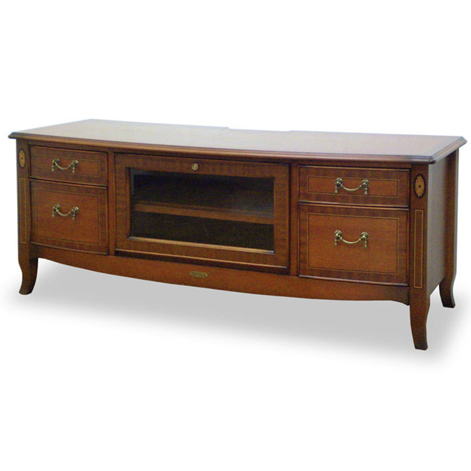 120cm幅猫脚TVボード120　TOK-VE-TV　ベネチア　逆輸入家具