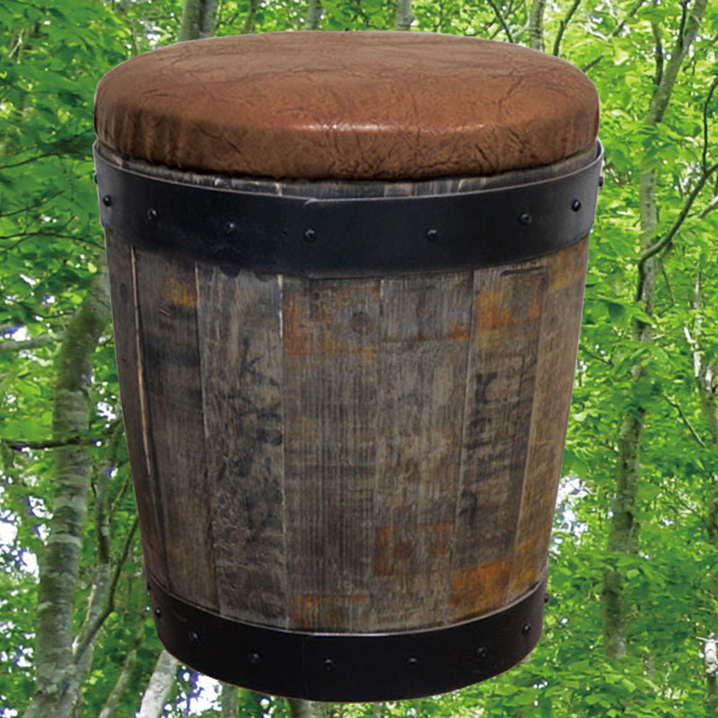 バレルチェア　ロー　バレルクラフト　ウイスキー樽物語