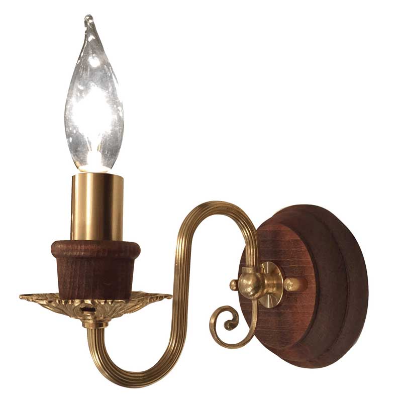 クラシカルな1灯のウォールランプ(屋内用)