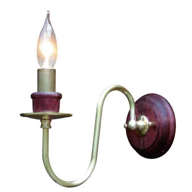 シンプルでいて存在感があるデザインの1灯ブラケット　(屋内用)