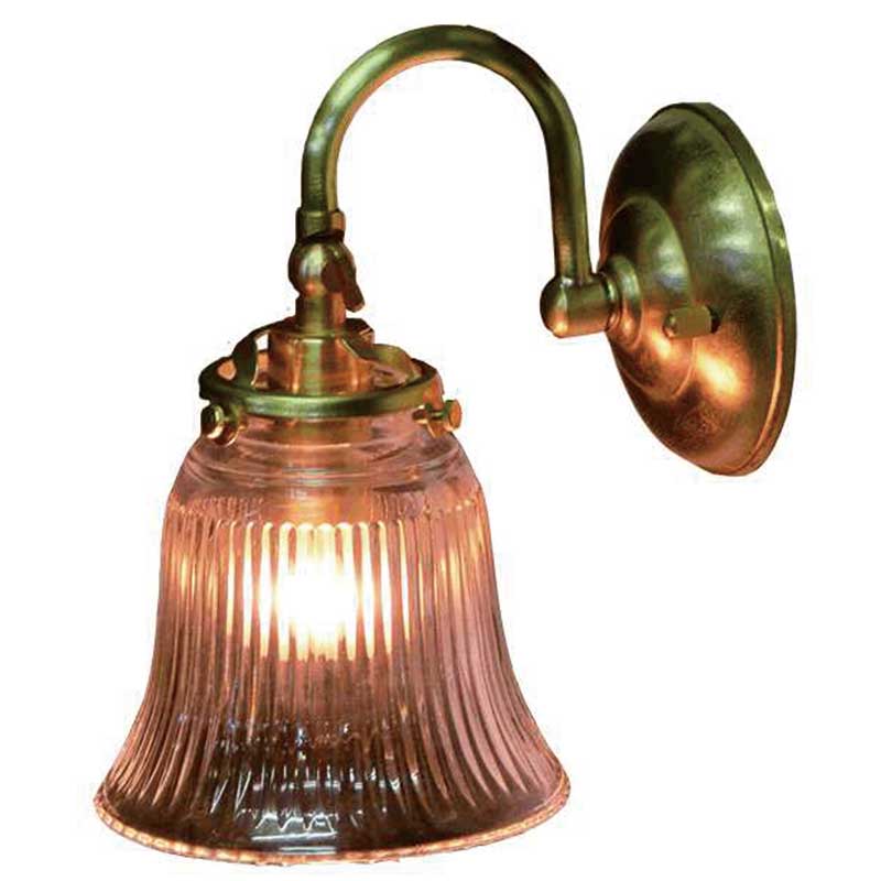 ガラスシェードのカッティングがお洒落なウオールランプ(屋内用)　【送料無料】