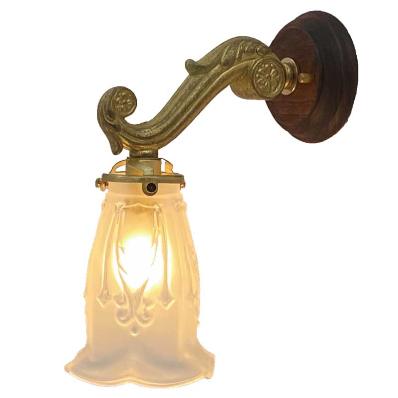 ガラスシェードがお洒落なウォールランプ(屋内用) #0905　【送料無料】