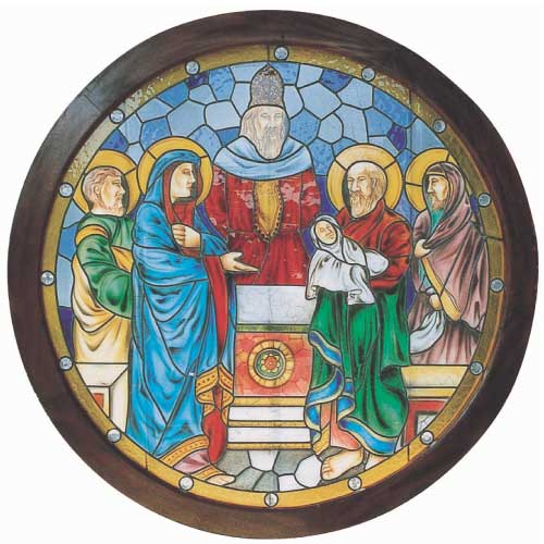 ステンドグラス　JB-87041　キリスト