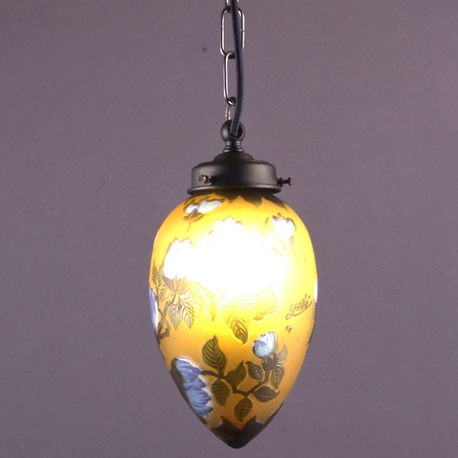 1灯ペンダント照明　(木蓮)　ガレコレクション　輸入照明　送料無料