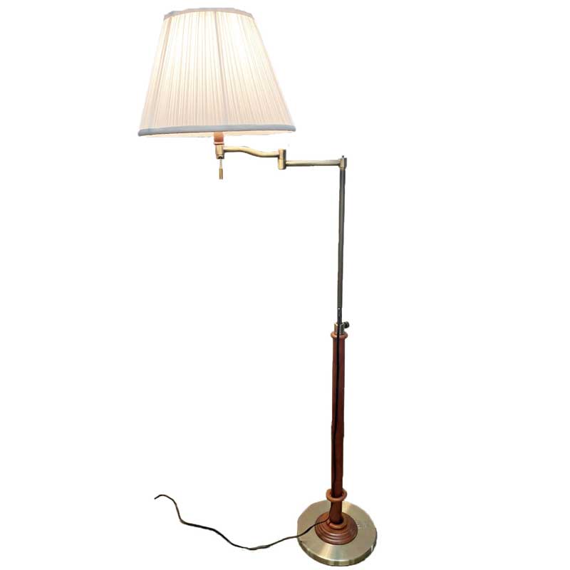 布製シェードのスイングアームフロアースタンドPW　【送料無料】