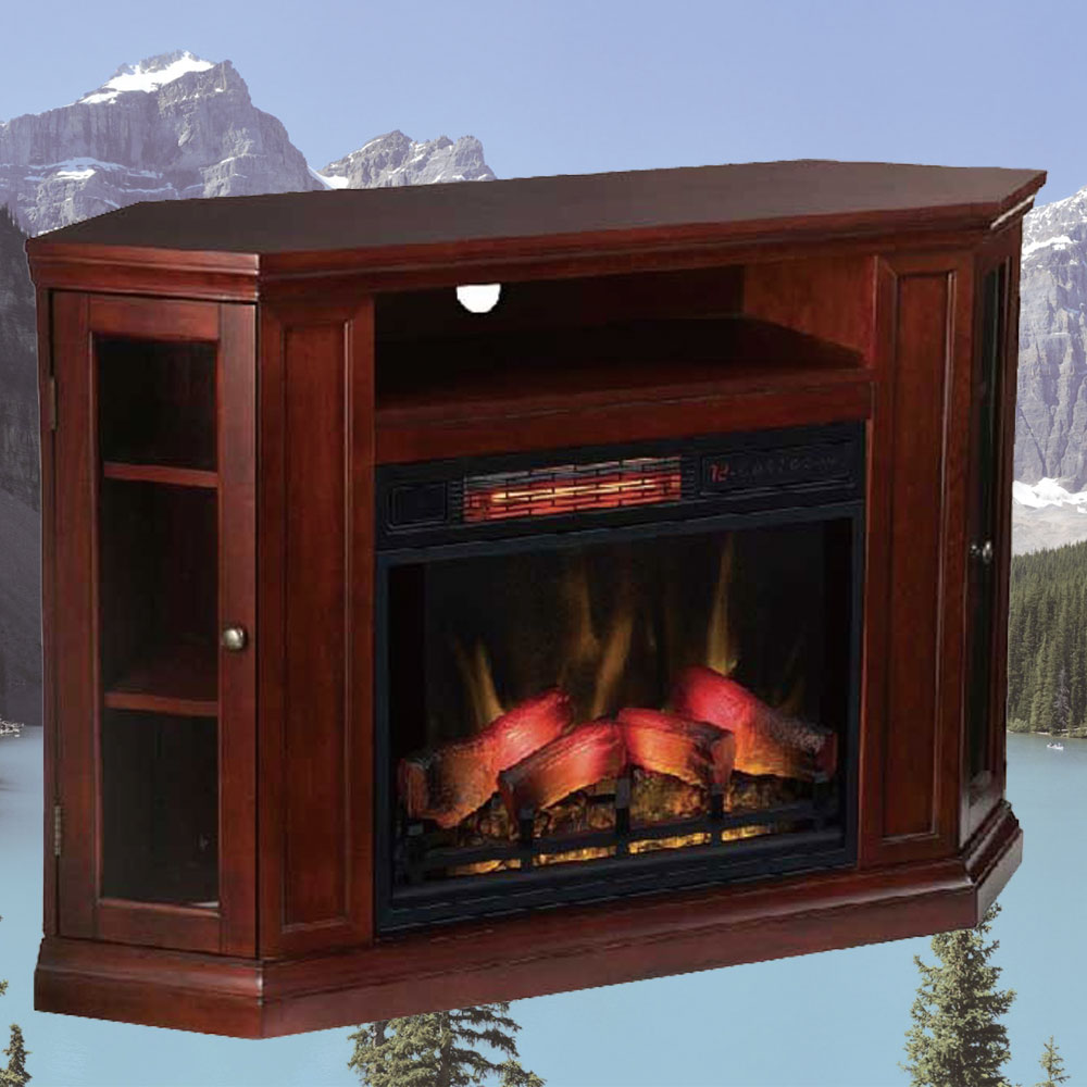 電気式暖炉3Dパワーヒート　クレアモント　チェリー/送料無料/ロイドグランデ