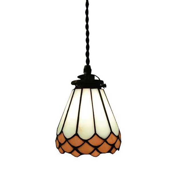 ステンドグラスを使用したペンダント照明　SAN-FC-st21-SET