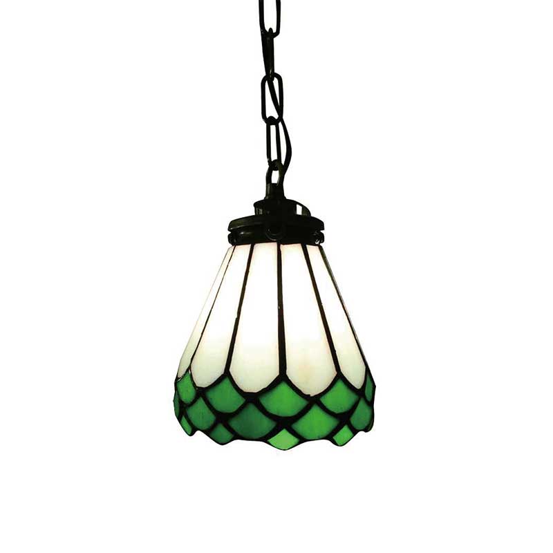 ステンドグラスを使用したペンダント照明　SAN-FC-st22-SET