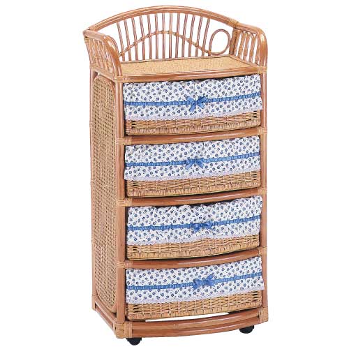 ランドリー4杯タイプ　IMEDS-E260　ラタン・籐家具