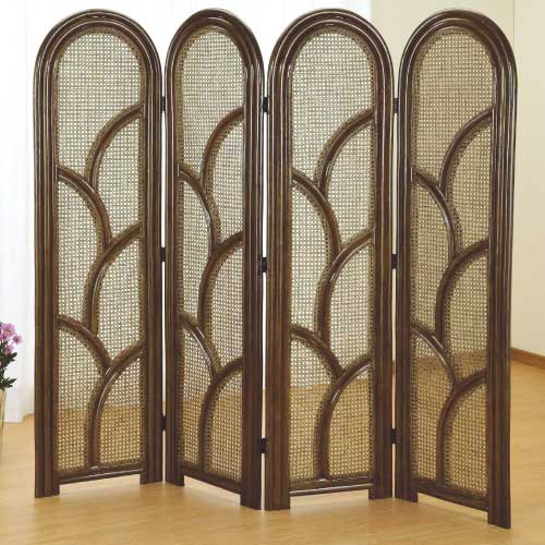 スクリ-ン4連　IMEDS-B461B　ラタン・籐家具