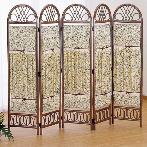 スクリ-ン5連　IMEDS-B608　ラタン・籐家具