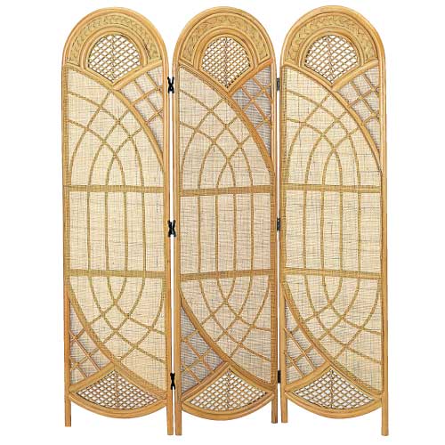 スクリ-ン3連　IMEDS-B903　ラタン・籐家具